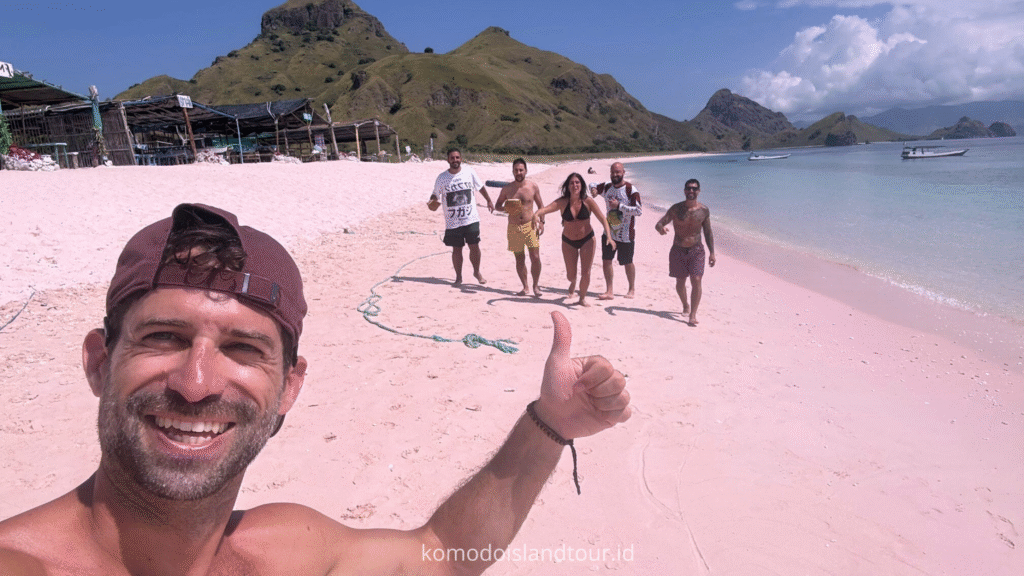 Pink Beach of Komodo Island